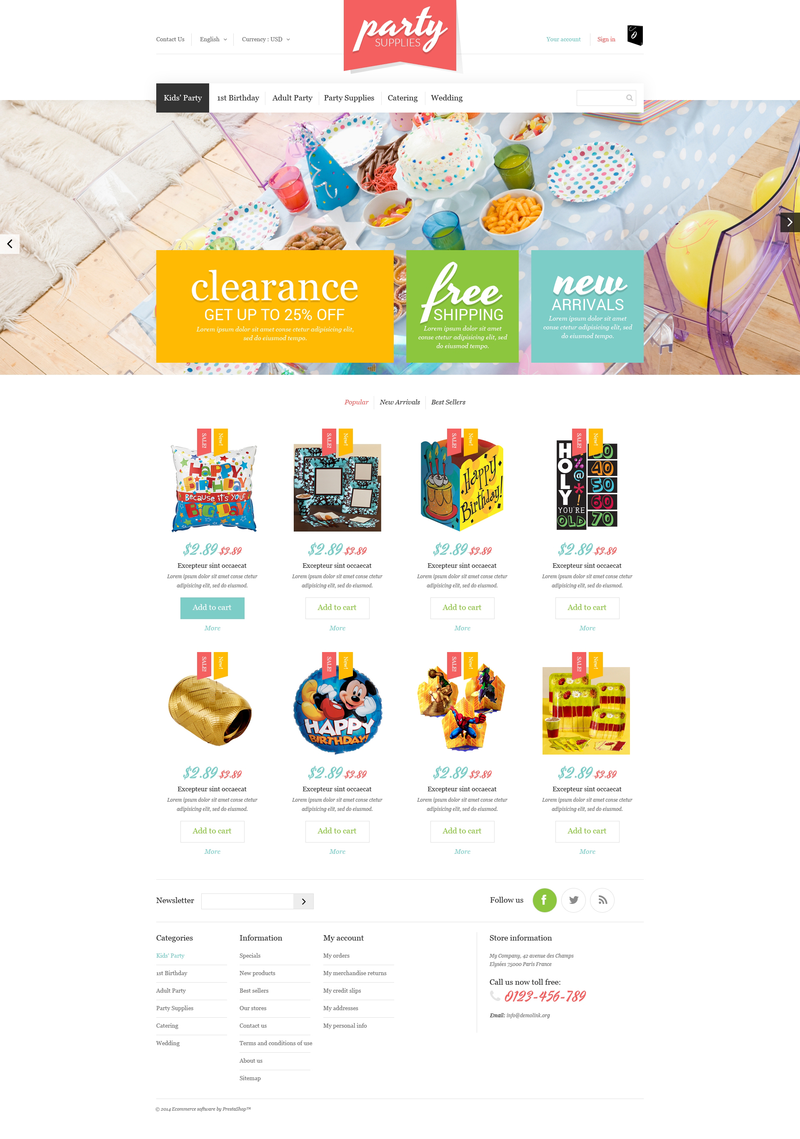 PrestaShop  - PS1016