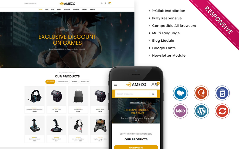 WordPress WooCommerce - W969