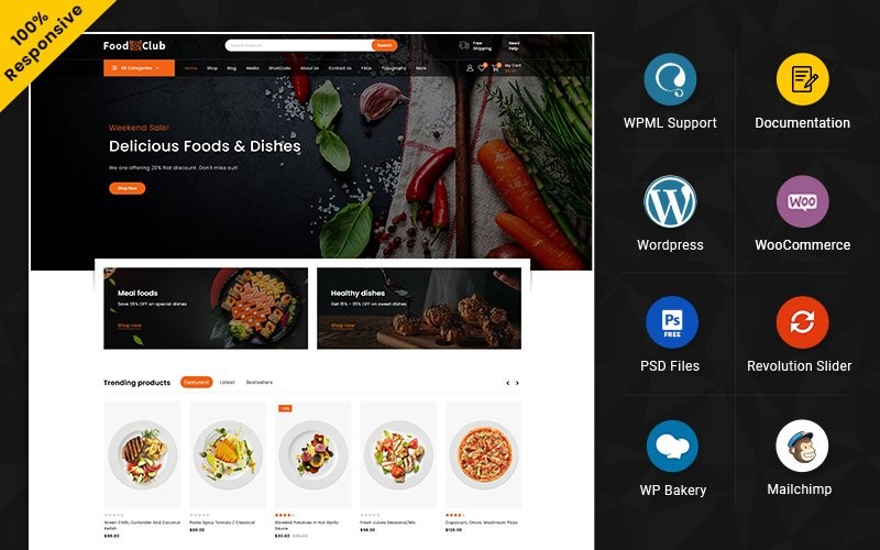 WordPress WooCommerce - W1237